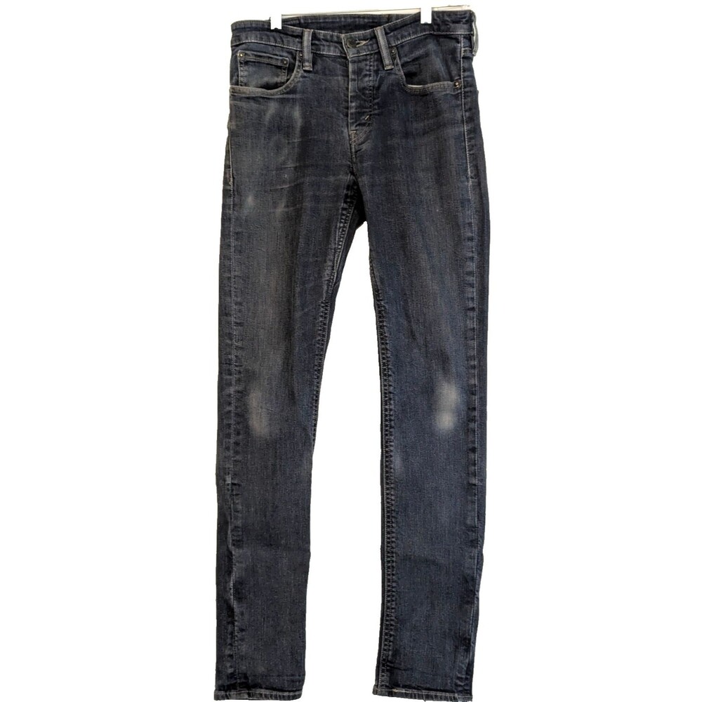 Levi's 511 Slim Fit Jeans Men's 30x32 Dark Wash Blue Stretch Denim Button Fly